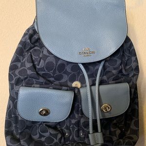 Woman’s Coach Signature Backpack